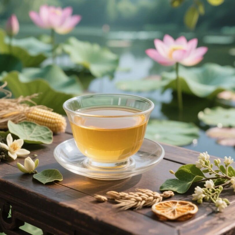 大暑太煎熬？这杯青钱柳玉米须桑叶茶，让您安稳过伏天